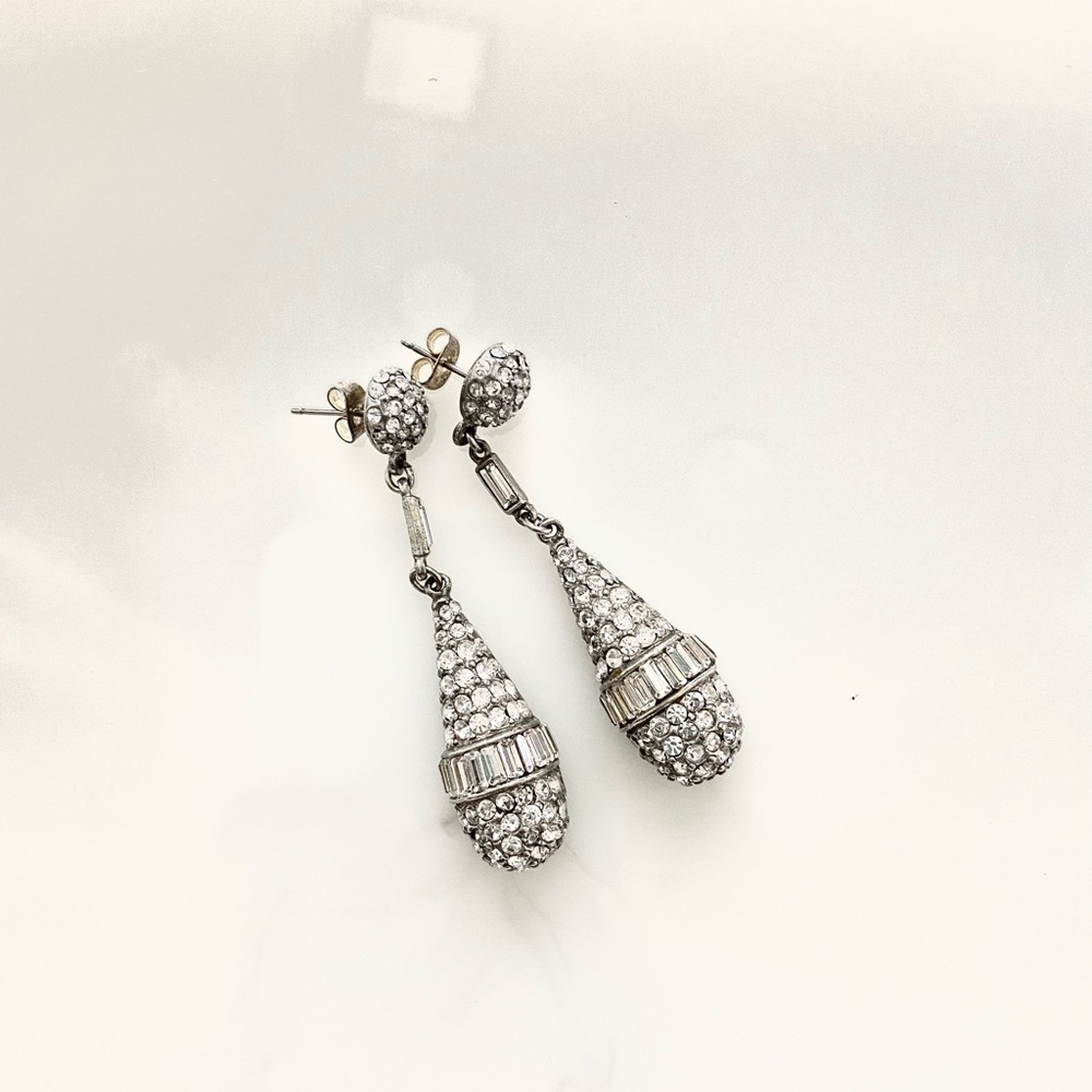 Ben-Amun Deco Crystal Teardrops - Picture 5 of 7